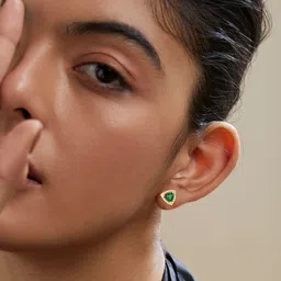 MINUTIAE Gold-Plated Crystals Studded Jewellery Set image 4