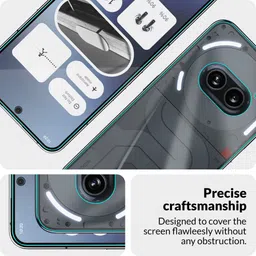 ArmourPro Front and Back Tempered Glass for Nothing Phone 2A 5G, Nothing 2A 5G, Nothing 2A, Nothing Phone 2A, 2A 5G, ( 1 OG Tempered Glass with 1 Back Screen Guard ) image 3