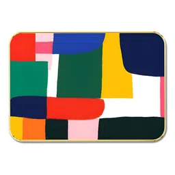 Myntra Elegant Homes White & Red 1 Piece Wood Abstract Wall Paintings image 2