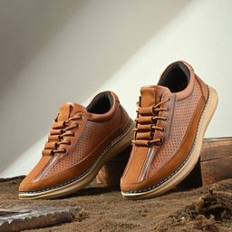 KASTAVA Men Lightweight Laser Cuts Sneakers-picture-23