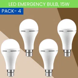 frony 15W Rechargeable Inverter LED Bulb with Upto 4H.Power Cut Lighting Pack of_4A424 4 hrs Bulb Emergency Light-picture-34