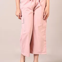 V-Mart Girls Regular Fit Mid-Rise Cotton Cargos-image-49