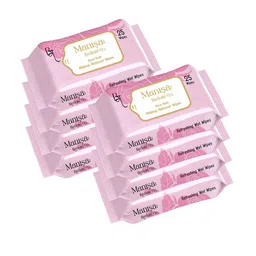 Manisa Beaute Co. Set Of 8 Rose Flush Makeup Remover Wipes - 25 Wipes Each image 1