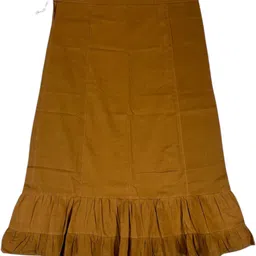 house of common Lime & Muddy Brown Combo Pure Cotton Petticoat image 3