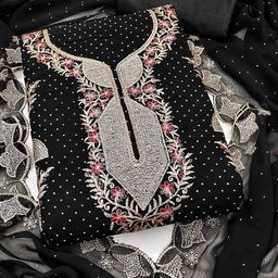 DIVASTRI Embroidered Unstitched Dress Material-picture-25
