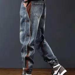 StyleCast x Revolte Men Jogger Mid-Rise Heavy Fade Jeans image 4