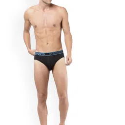 Sporto by Macho Men Pack Of 4 Mid Rise Basic Briefs Sporto_M1010-B1-CH1-Olv1-Prt1-S image 2