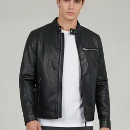 Celio Men Lightweight Biker Jacket image 2