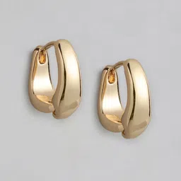 Forever New Gold-Plated Contemporary Hoop Earrings-picture-18