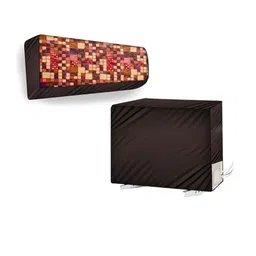 The Furnishing Tree Coffee Brown Plastic Air Conditioner Cover-picture-15