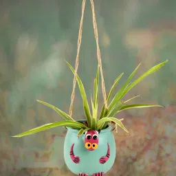 aakriti art creations Yellow Kitty Cat Na Planter image 1