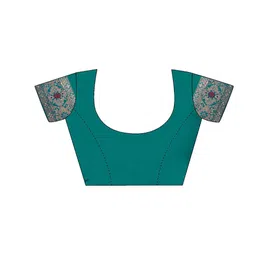 HERE&NOW Woven Design Zari Pure Silk Banarasi Saree image 5