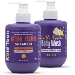 kühl teen Natural Protein Shampoo + Vanilla Frische Body Wash Combo with Wheat protein-picture-14