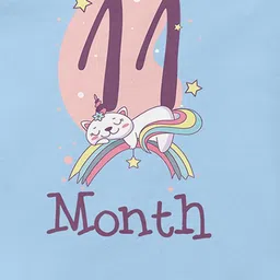 THE PRINT PLATTER Infants 11 Month Printed Cotton Envelope Neck Bodysuit image 2