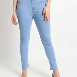 TYFFYN Women Slim Fit Mid-Rise Stretchable Jeans-picture-39