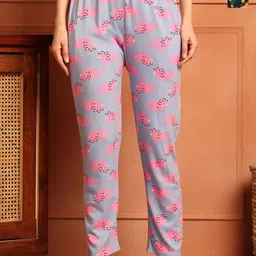 ETC Pack Of 2 Cotton Mid-Rise Lounge Pants-picture-13