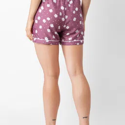 FashionRack Women Pack of 2 Printed Lounge Shorts image 5