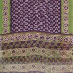 The Chennai Silks Ethnic Motifs Printed Pure Cotton Gadwal Saree image 2