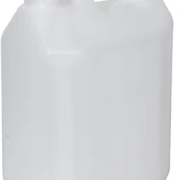 kgn traders Plastic Can 5 Liter With Lid Long Lasting and Durable Can White Color 5 L Fuel Can-picture-14