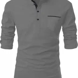 dimmy Men Solid Cotton Blend Straight Kurta-picture-19