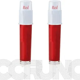 accrunch professional Liquid Kumkum Sindoor|Skin-Friendly|smooth-finishfor FACE HAND LEG FACE .HAND. LEG Red Bindis image 1