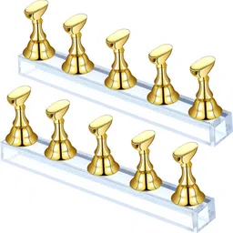 gleevia professional Nail Art Gel Polish Practice Display Magnetic Stand Nail Tip Holder Set 2Pkt-picture-47