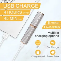 CJEN CJ_02 2 In 1 Eyebrow Trimmer Machine For Women Face Lips Nose Hair Removal Cordless Epilator image 5