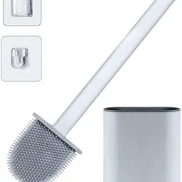 sshop Toilet Brush and Holder Set for Bathroom, Toilet Cleaning Bowl Brush Head with Holder-picture-10