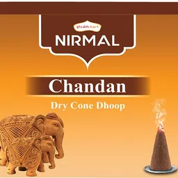 Nirmal Chandan Dry Cone Dhoop - 10N Dhoop-image-73