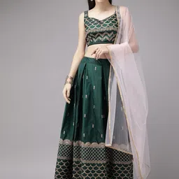 divastri Embroidered Semi Stitched Lehenga Choli-picture-30