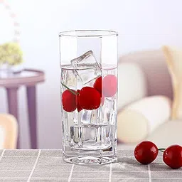 cqz (Pack of 6) Italian Premium Juice Glasses,Stylish and Crystal Highball Glasses Glass Set Water/Juice Glass image 5