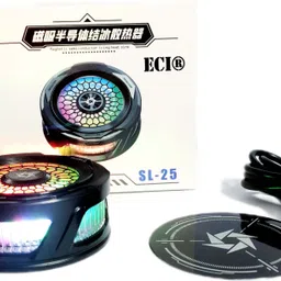 Eci Cooler Master Mobile Cooling Pad SL-09 Gear Shift Mobile Radiator Cooling 1 Fan Cooling Pad image 2