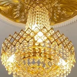 shri mahal antiques Crystal Big Size Jhumar Ceiling Light For Living Room/Hall/Bed Room etc. Chandelier Ceiling Lamp-picture-31