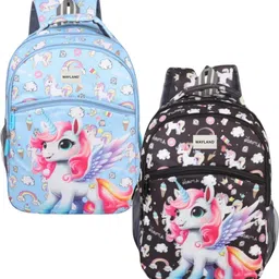 wayland Medium 24 L Backpack Unicorn Printed Kids School Bag for Girls Set of 2 Backpack-picture-23