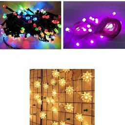 nirvaana 36 LEDs 13 m Multicolor Steady Strip Rice Lights-picture-24