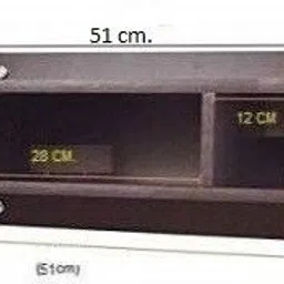 future generation v group TV Setup Box & Remote Stand MDF (Medium Density Fiber) Wall Shelf image 3