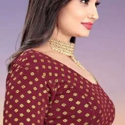 priyanka textiles Round Neck Women Blouse image 3