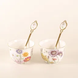 kensho Pack of 11 Bone China Premium English collection Crockery for Snack Set & Gift Dinner Set image 3