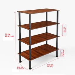 glancestore Metal Open Book Shelf image 3