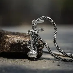 reversea Hanuman locket for mens Sterling Silver Stainless Steel Locket Set-picture-27