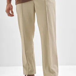 HIGHLANDER Men Mid-Rise Straight Fit Trousers-picture-38