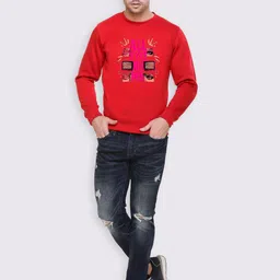 Obaan Men Graphic Printed Sweatshirts-image-12