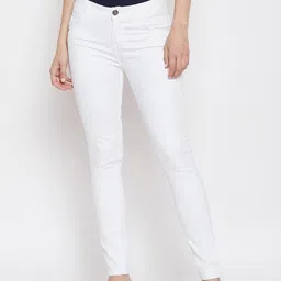 Nifty Women White Cotton Skinny Fit Mid-Rise Jeans-image-47