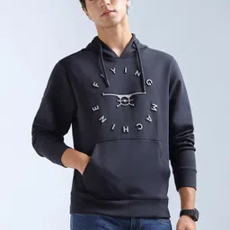 Flying Machine Men Printed Hooded Sweatshirt-picture-42