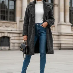 Mast & Harbour Women Single-Breasted Overcoat-picture-13