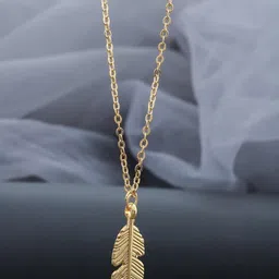 SZN Set Of 2 Gold-Plated New Stylish Elegant Necklace image 5