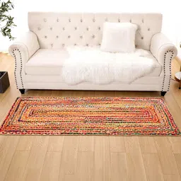 Myntra Elegant Homes Yellow Printed Floor Runner image 4