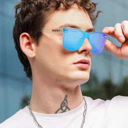 RESIST EYEWEAR Unisex Wayfarer Sunglasses with Polarised and UV Protected Lens image 2