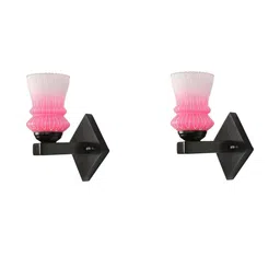SOMIL Pink Cylinder Glass Wall Lamps-picture-34