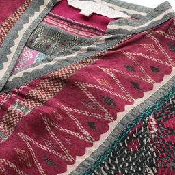 Ritu Kumar Tribal Printed V-Neck Kaftan Kurti image 2